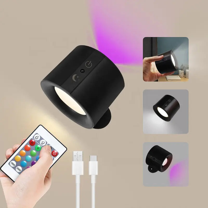Wireless Rechargeable LED Wall Lamp