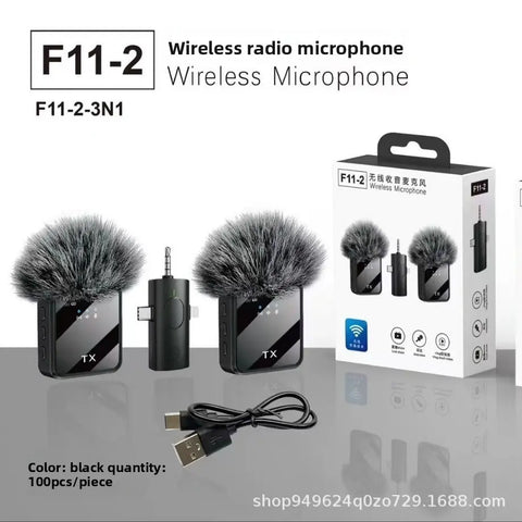 Wireless Microphone for Video Recording, Vlogging & Live Streaming