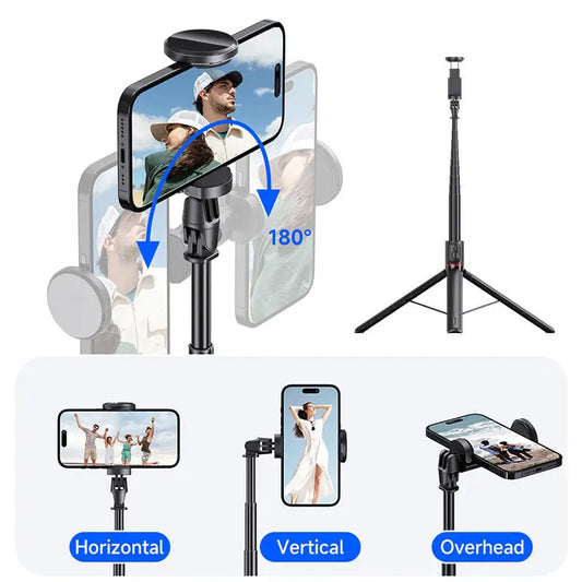 Creator Pro 1.77m Selfie Stick Tripod with Magnetic Remote
