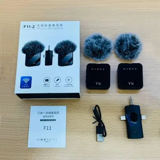 Wireless Microphone for Video Recording, Vlogging & Live Streaming
