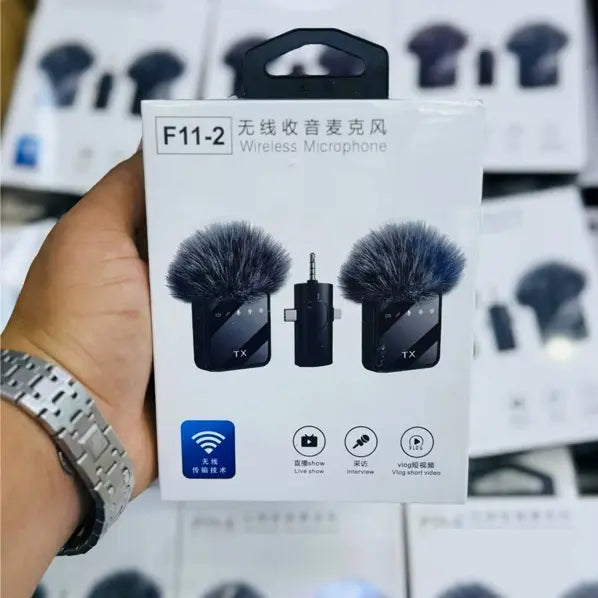 Wireless Microphone for Video Recording, Vlogging & Live Streaming